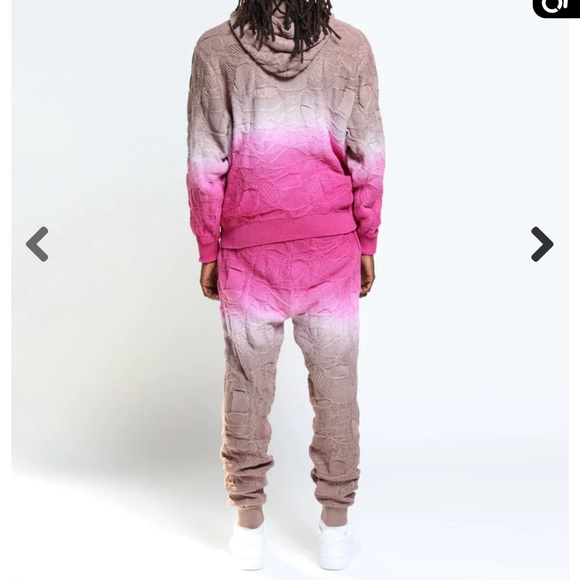 Twenty Monreal. Crossover Netting Sweater Dip Dye
Joggers - Picture 2 of 6